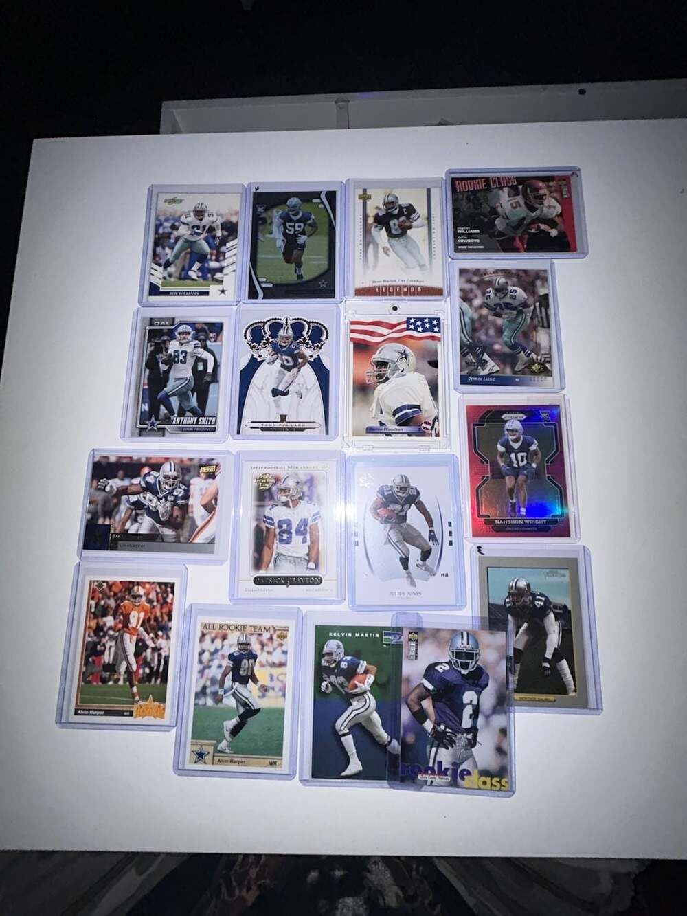 Dallas Cowboys Football Card Lot Assorted Players